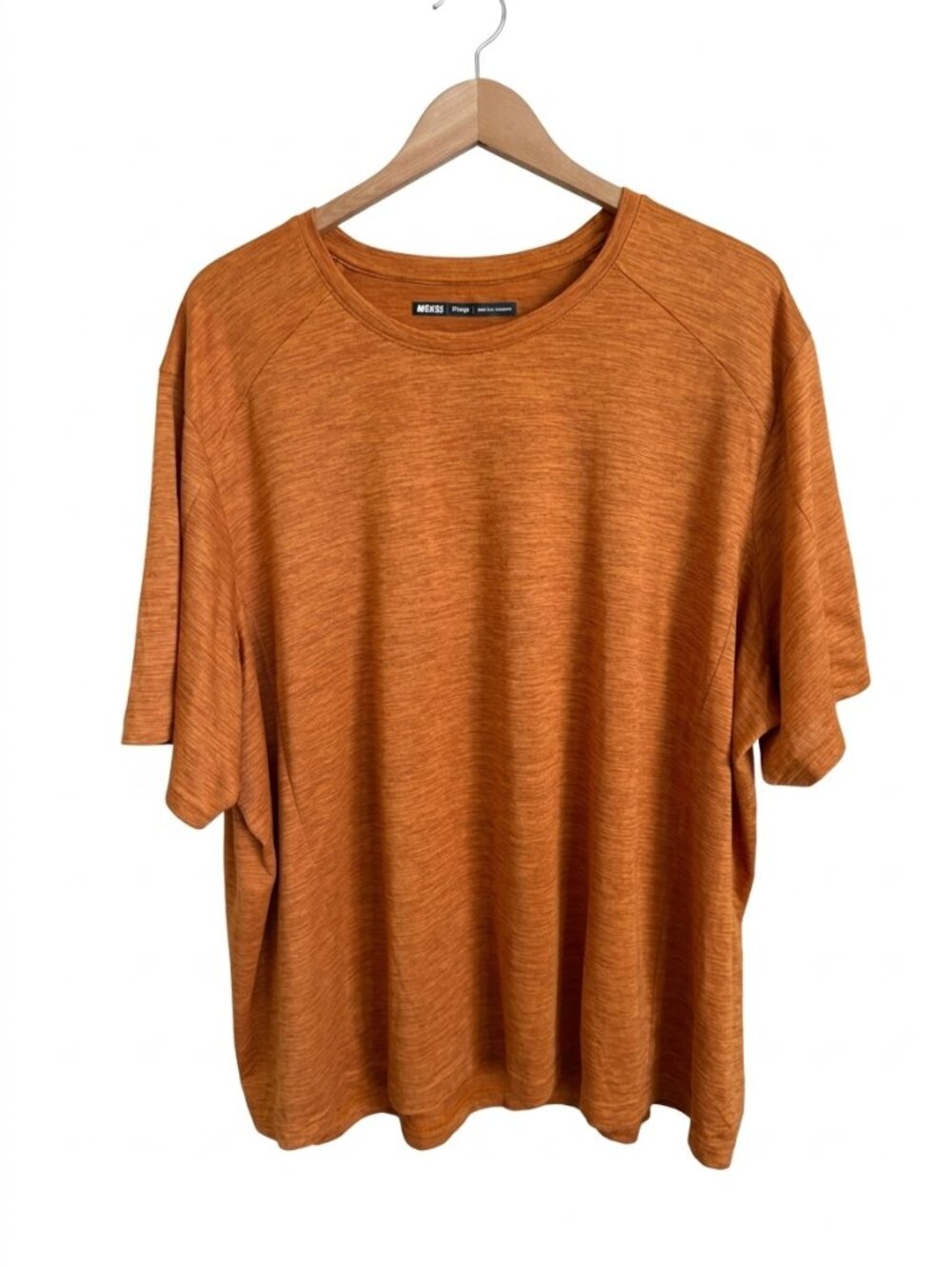 REI Co-op Active Pursuits Men's 3XL Orange Performance T-Shirt Running Hiking